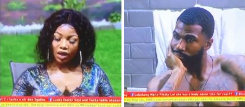 #BBNaija2019: Tacha broke down in tears while apologizing to Mike (Video)