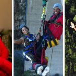 Toke Makinwa encourages fans to face their fears as she conquers hers going bungee jumping 
