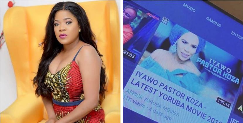 Toyin Abraham reacts as Nollywood release new movie, ‘Iyawo Pastor Koza’