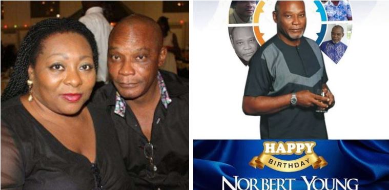 Actress Gloria Young celebrates hubby's birthday 