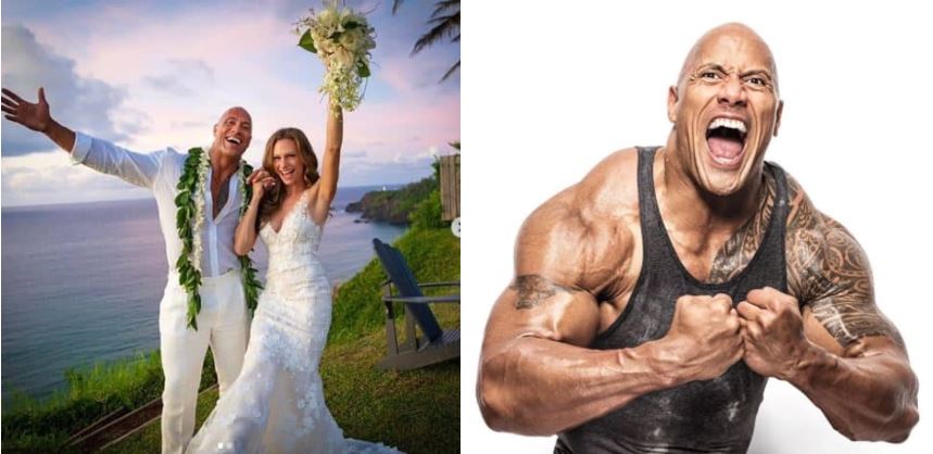 Dwayne ‘The Rock’ Johnson ties the knot with his girlfriend of 12 years, Lauren Hashian (photos)