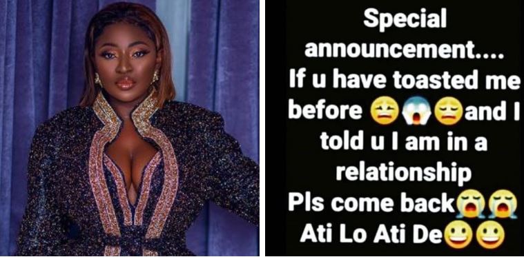 Yvonne Jegede tells her former admirers to shoot their shot with her 