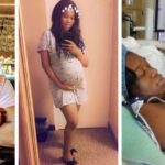 Ubi Franklin's alleged 4th baby mama Sandra Iheuwa welcomes child in America