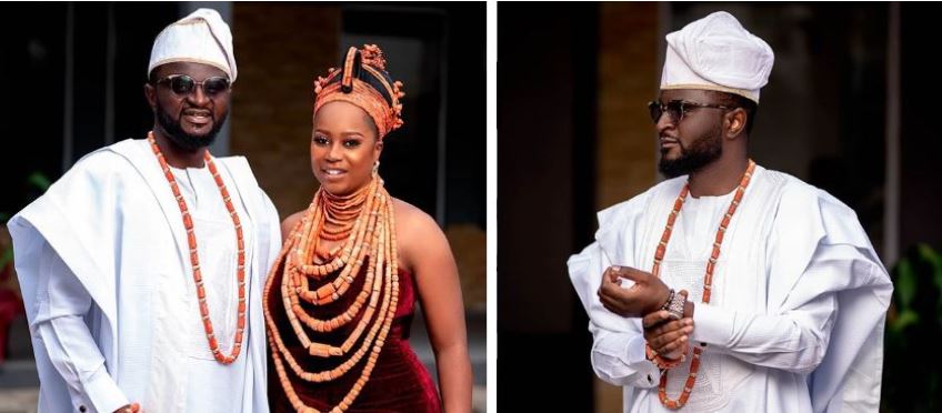 "My husband, My king"- Tee-Y Mix’s wife, Ivie praises him after their wedding