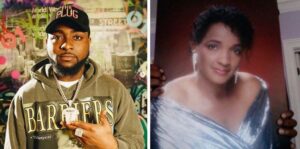 Davido remembers late mum with cute photo 