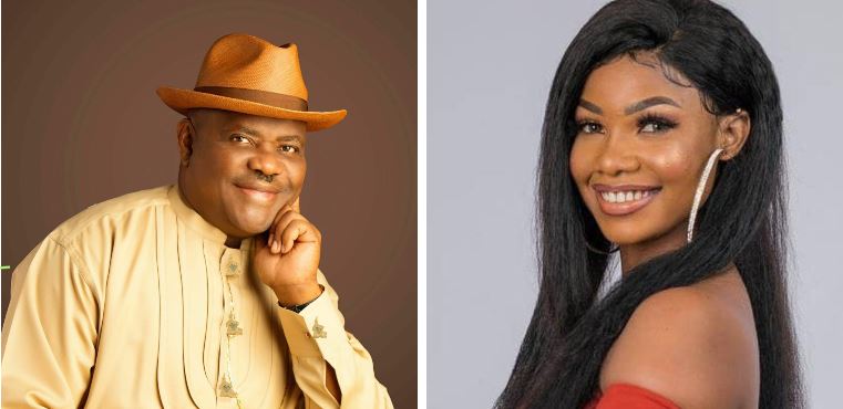 #BBNaija2019 : Tacha mentions Governor Nyesom Wike for his positive impact on her life