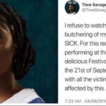 #Xenophobia: Tiwa Savage pulls out of South African event over the attacks against Nigerians