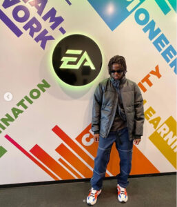 Don Jazzy and Rema were spotted at the EA sport in US