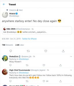 Twitter: Wizkid confirms Teni's Viginity status