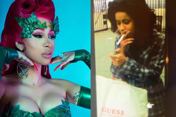 CardiB advices young girls not to smoke Cigarettes or weed