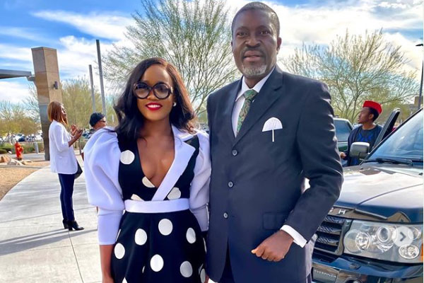 Ceec and veteran Nollywood actor, Kanayo.o.kanayo at the Pan Africa Business leadership Summit