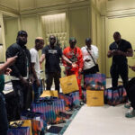 Davido splashes millions as he took his whole squad shopping