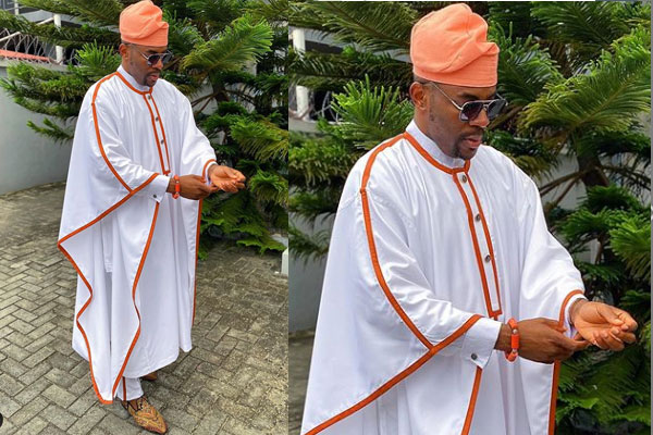 Ebuka makes a statement with his outfit again