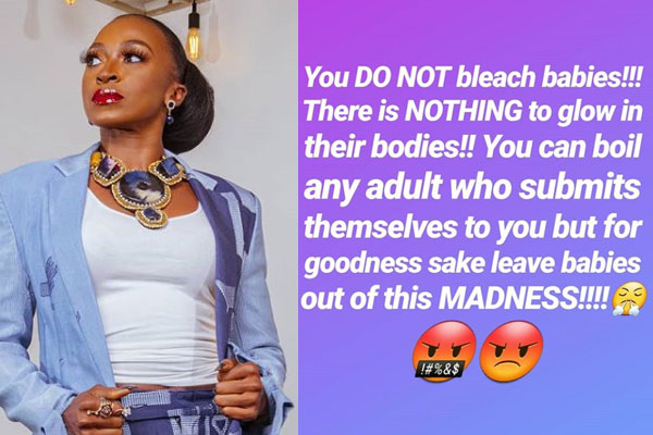 Kate Henshaw - You do not bleach babies