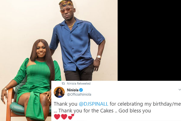 Niniola and DJ Spinal spark dating rumors