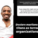 See Bovi's expensive joke about Marlians and Titans