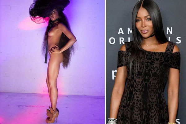 49years old Super model, Naomi Campbell bares all in new campaign