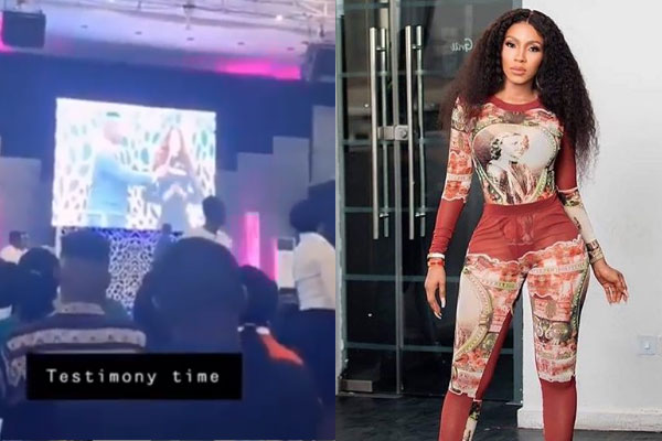 BBNaija: Mercy Eke goes to church to give testimony for winning the reality TV show competition