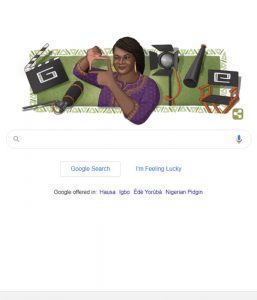 Google celebrates the late Nigerian Filmmaker, Amaka Igwe with a doodle