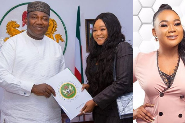 Nollywood actress, Rechael Okonkwo becomes Enugu state Ambassador on youth development