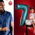 Peter Okoye celebrates daughter, Aliona as she clocks 7yrs old today