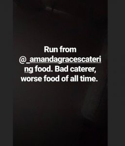 Sandra Ikeji calls out caterer who served at her wedding