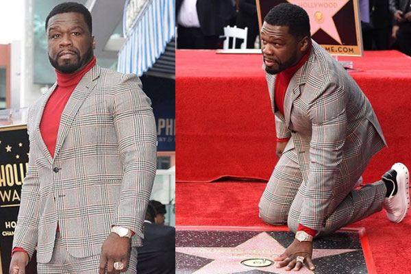 US rapper 50Cents gets a star on the Nollywood Walk of Fame!