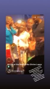 Anthony Joshua visits the New African Shrine to witness the Femi Kuti's every Thursday rehearsal