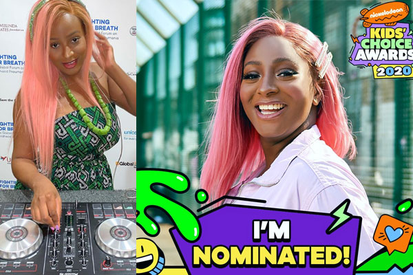 Awards- DJ Cuppy has been been nominated for a Nickodeon Kids Choice Awards