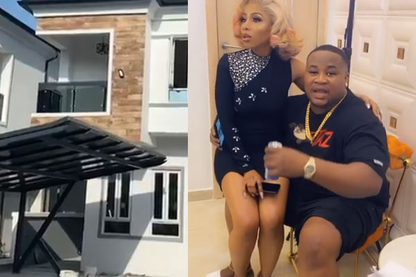 BBNaija-Mercy Eke holds her house warming, reunites with cubana chief priest