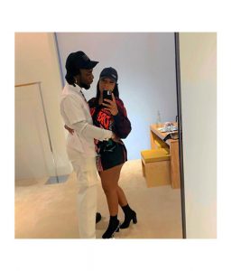 BurnaBoy and stefflondon shared lovely up photo