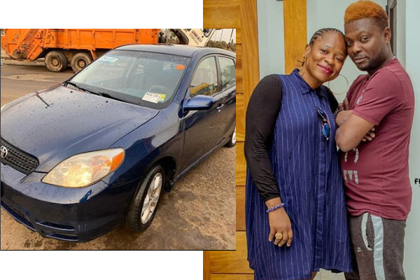 Nollywood actor, Kunle Afod buys a new car for his wife, Desola