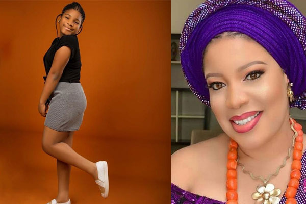 Nollywood actress, Monalisa Chinda Coker celebrates her daughter, Tamar as she clocks 12years