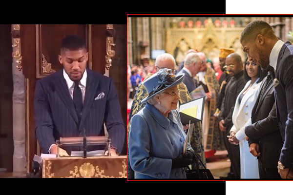 Listen to Anthony Joshua's beautiful speech at the Commonwealth Service