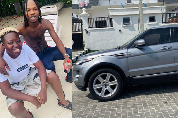 Naira Marley gifts his friend and talent manager, Seyi a new range rover Evoque on her birthday