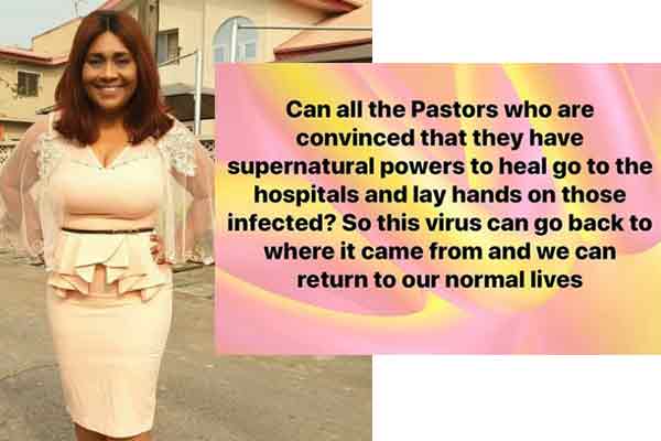 Nollywood actress, Hilda Dokubo shades fake miracle working pastors amidst coronavirus pandermic