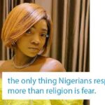 Simi: the only thing Nigerians respect more than religion is fear.