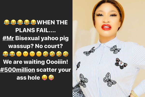 Tonto Dikeh still shooting fiery darts at her Ex