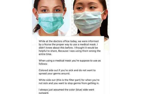 coronavirus- Learn how to use the medical mask properly
