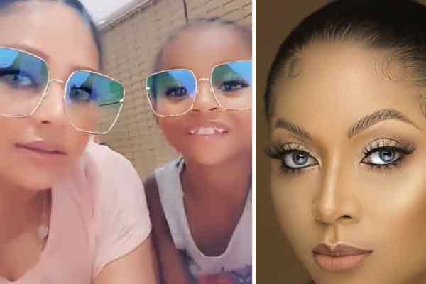 coronavirus- Watch Lola Okoye and her daughter Aliona as they singer Yoruba song during isolation