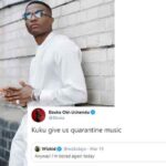 fans cry out for quarantine music from wizkid