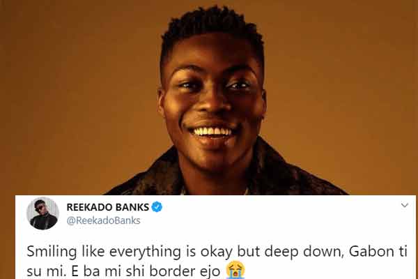 Covid-19: REEKADO BANKS is stucked in Gabon