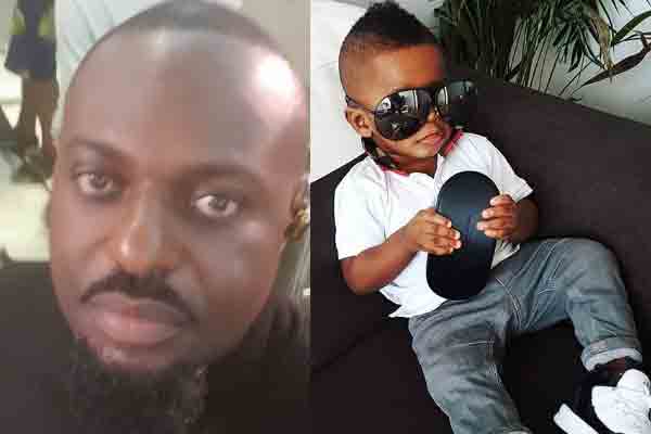 Jim Iyke gushes over his son