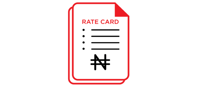 Max Rate Card