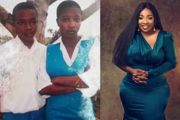 Anita Joseph and her ex in Secondary school