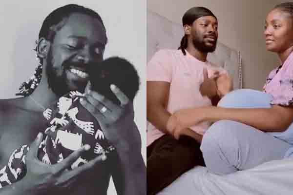 Beautiful moment; Adekunle Gold sings for his little one