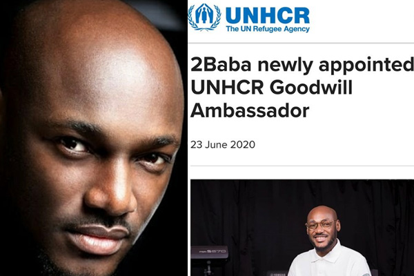 Innocent Idibia appointed as regional goodwill ambassador of UNHCR