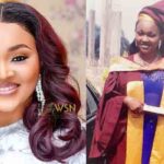 Mercy Aigbe shares thowback photo from graduation day