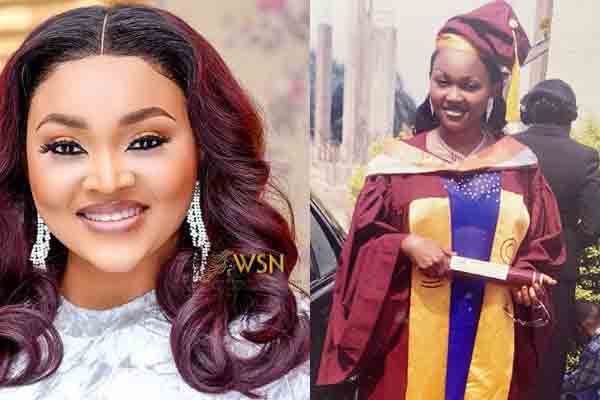 Mercy Aigbe shares thowback photo from graduation day