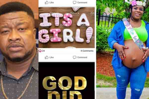 Nollywood actor, Browny Igboegwu welcomes newborn baby girl with wife, Becky after 10years of waiting